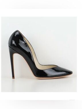 Rupert Sanderson Malory Black Patent Leather Stiletto Heels